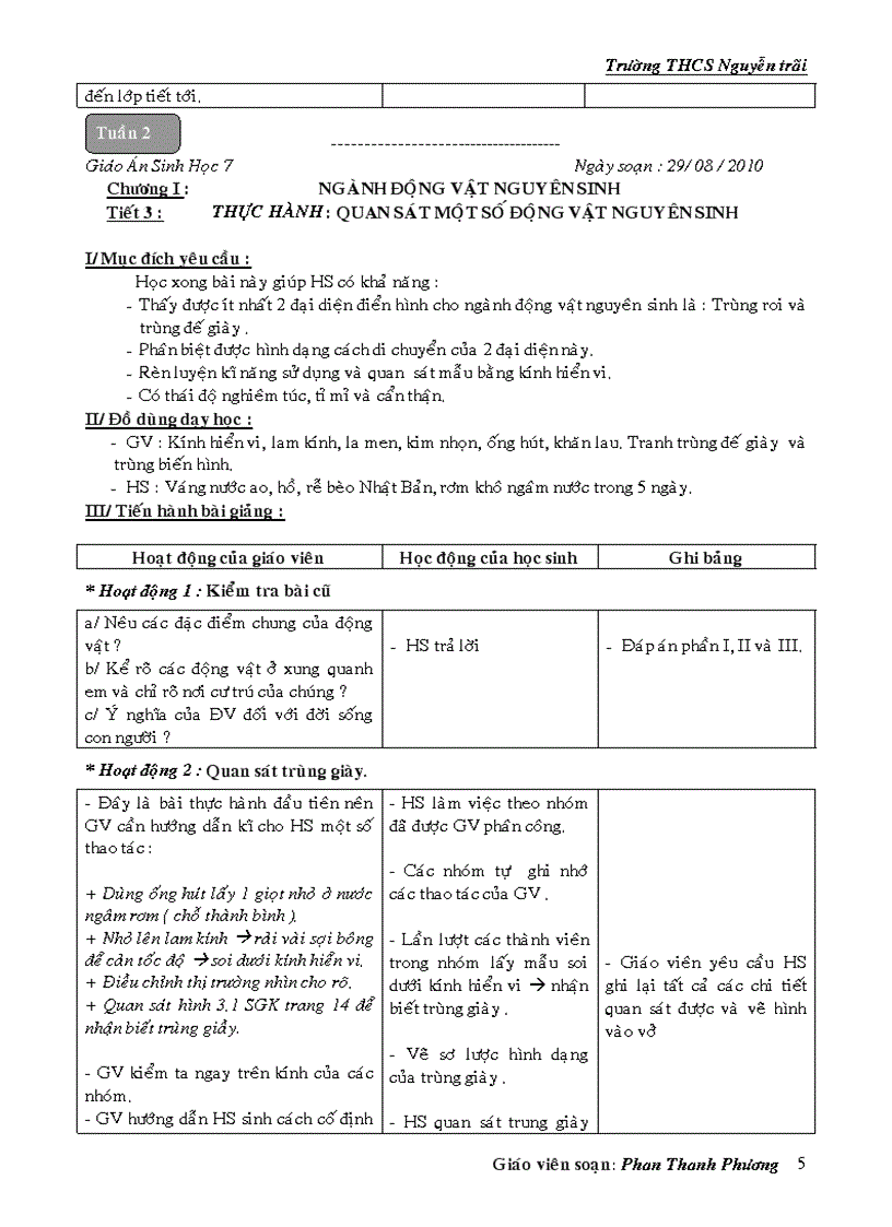 image for page GIÁO ÁN SINH7 TRỌN BỘ mới