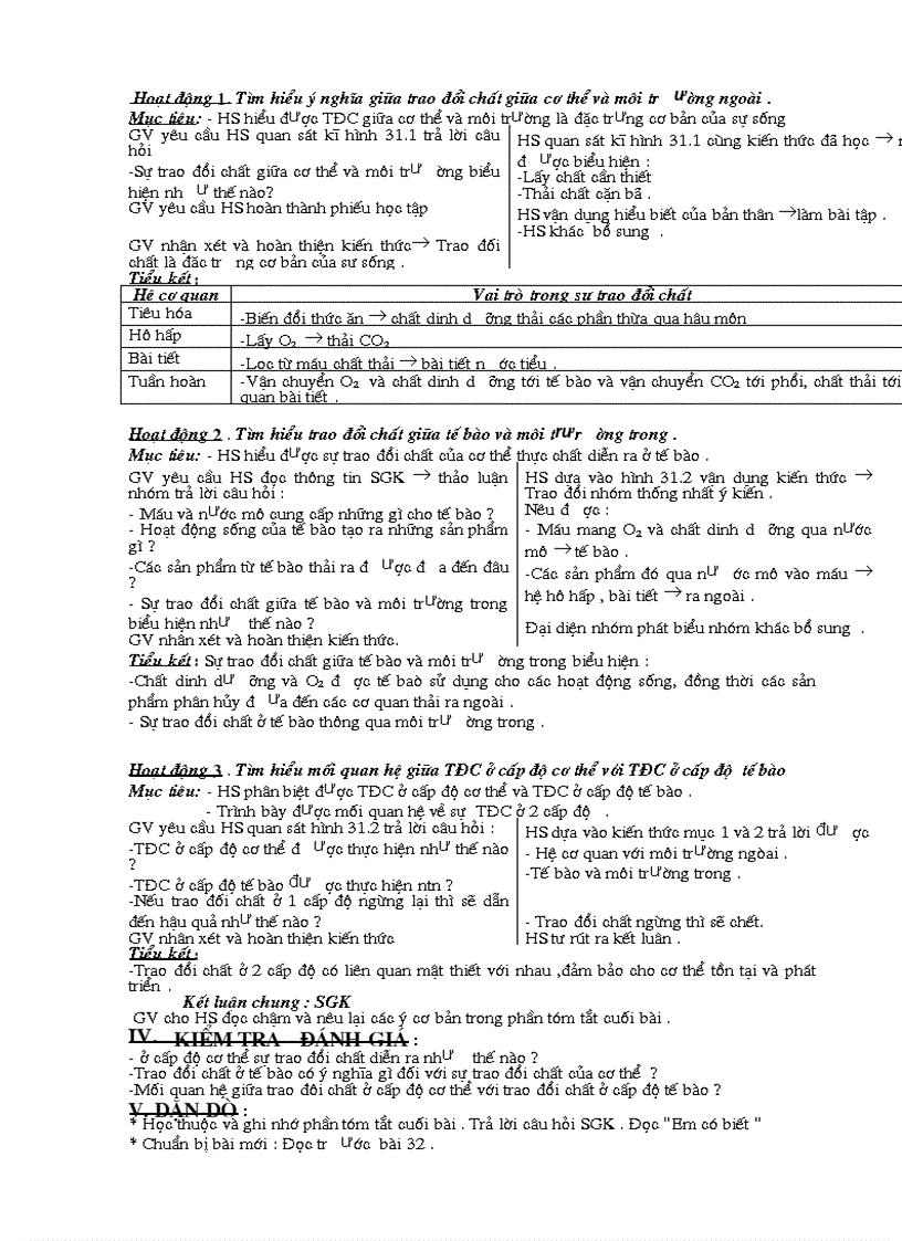 image for page Giáo án sinh8 hkI