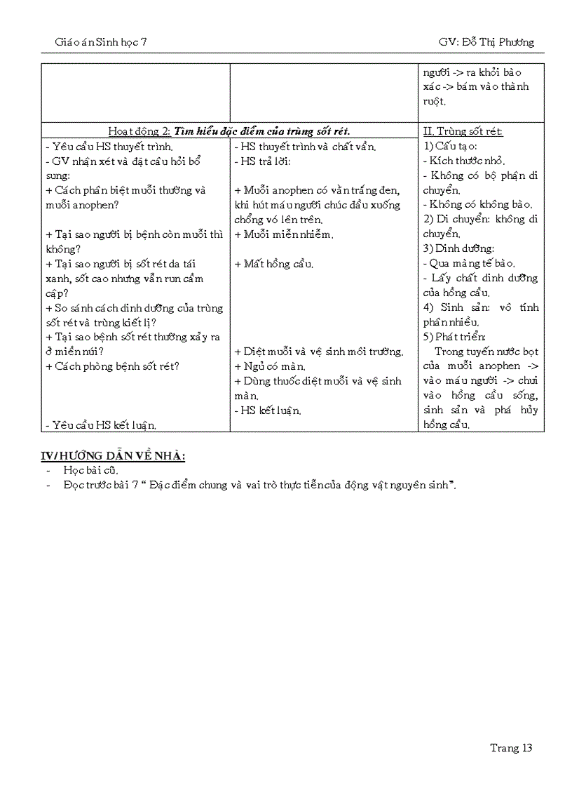 image for page Giáo án sinh 7 cả năm dạy thuyết trình 1