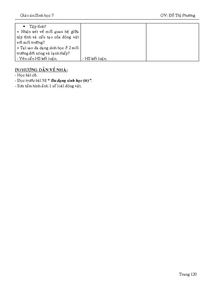 image for page Giáo án sinh 7 cả năm dạy thuyết trình 1