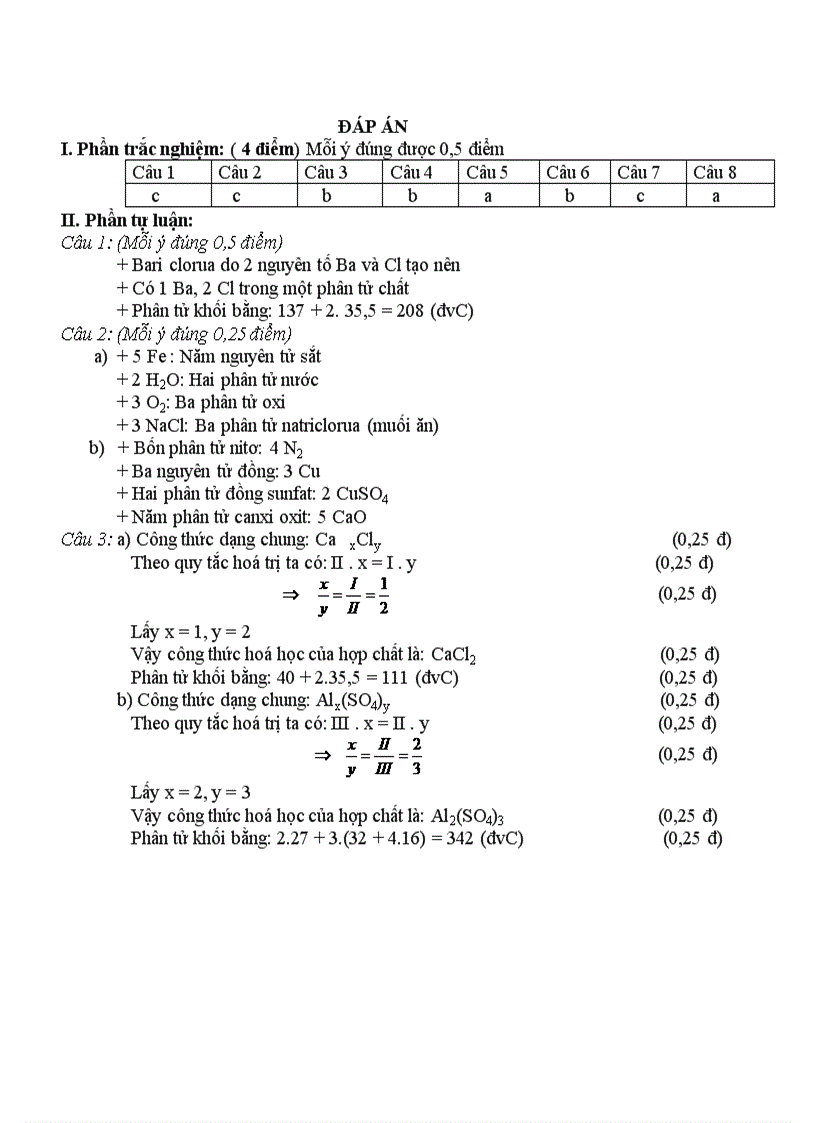 image for page Hóa 8 tuần 8 tiết 16