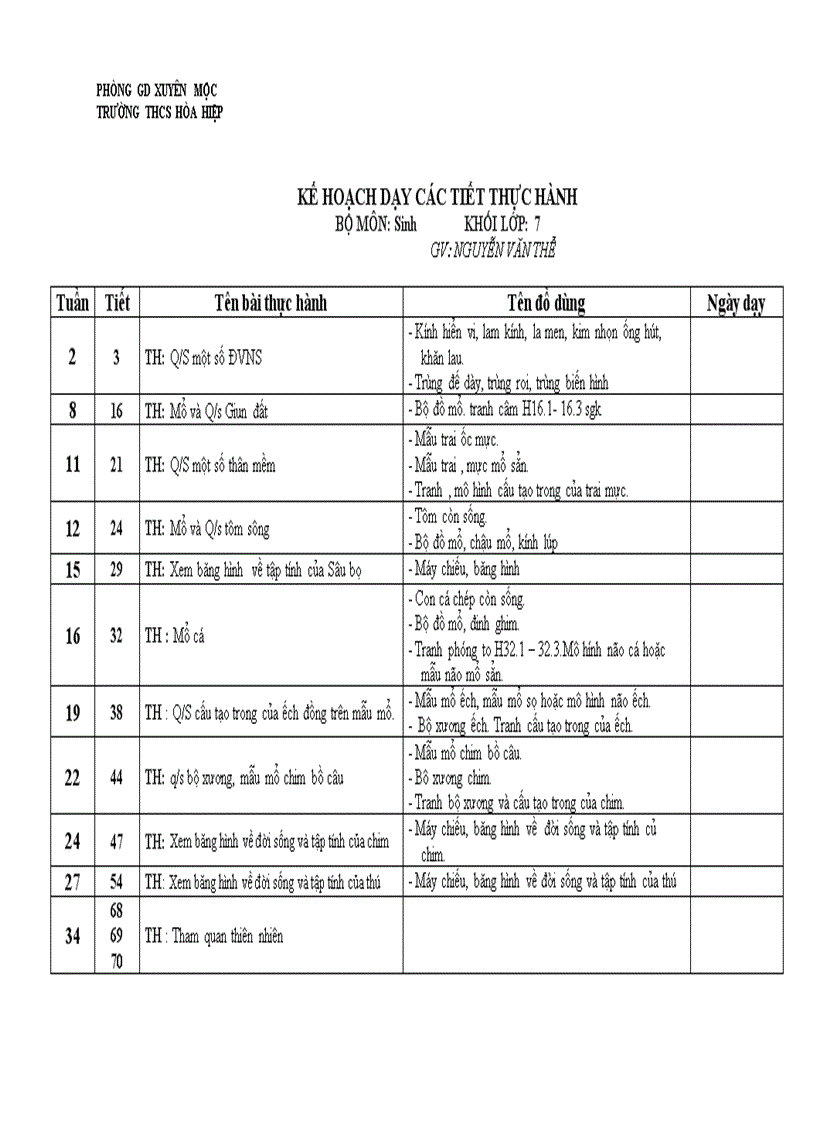 image for page Kế hoạch th sinh 7