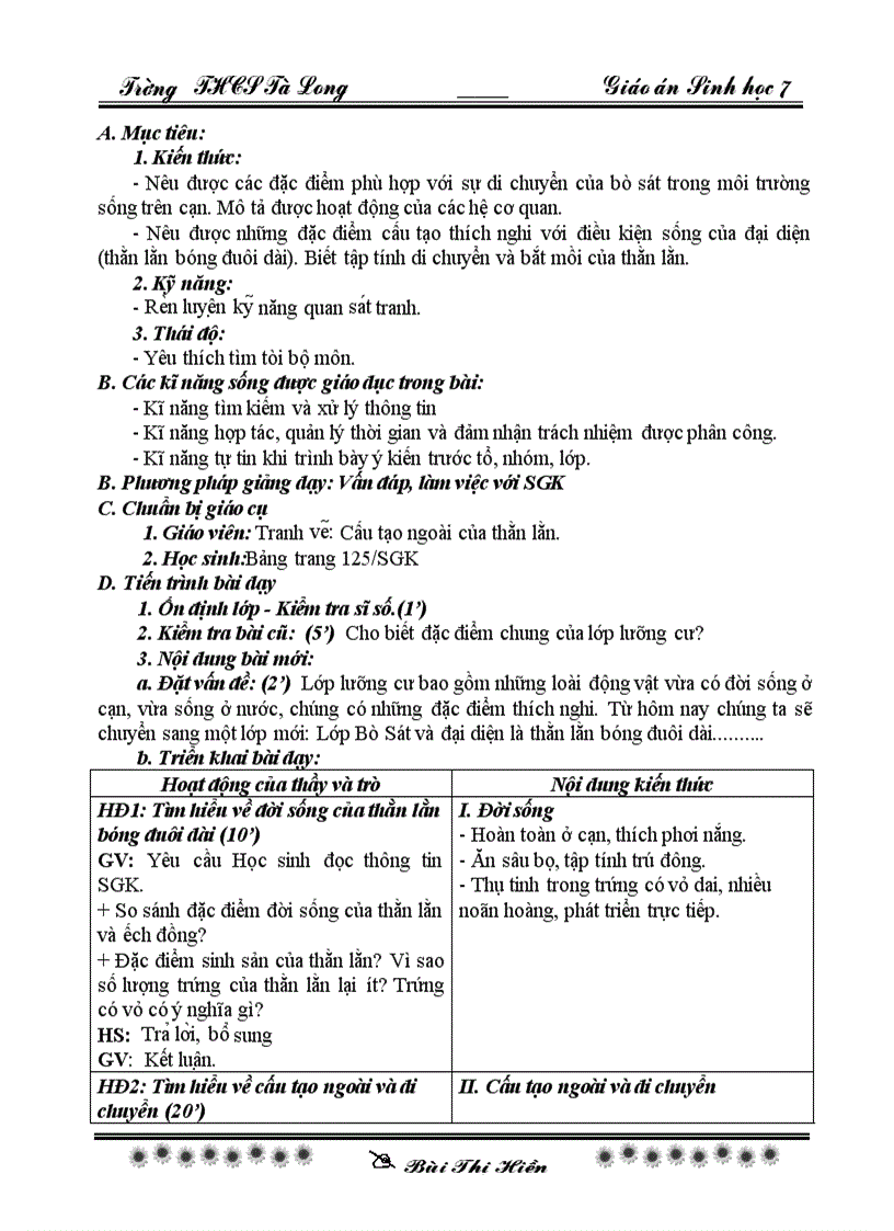 image for page Sinh 7 tiet 37 40 theo chuan co KNS