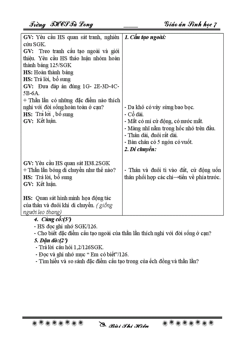 image for page Sinh 7 tiet 37 40 theo chuan co KNS