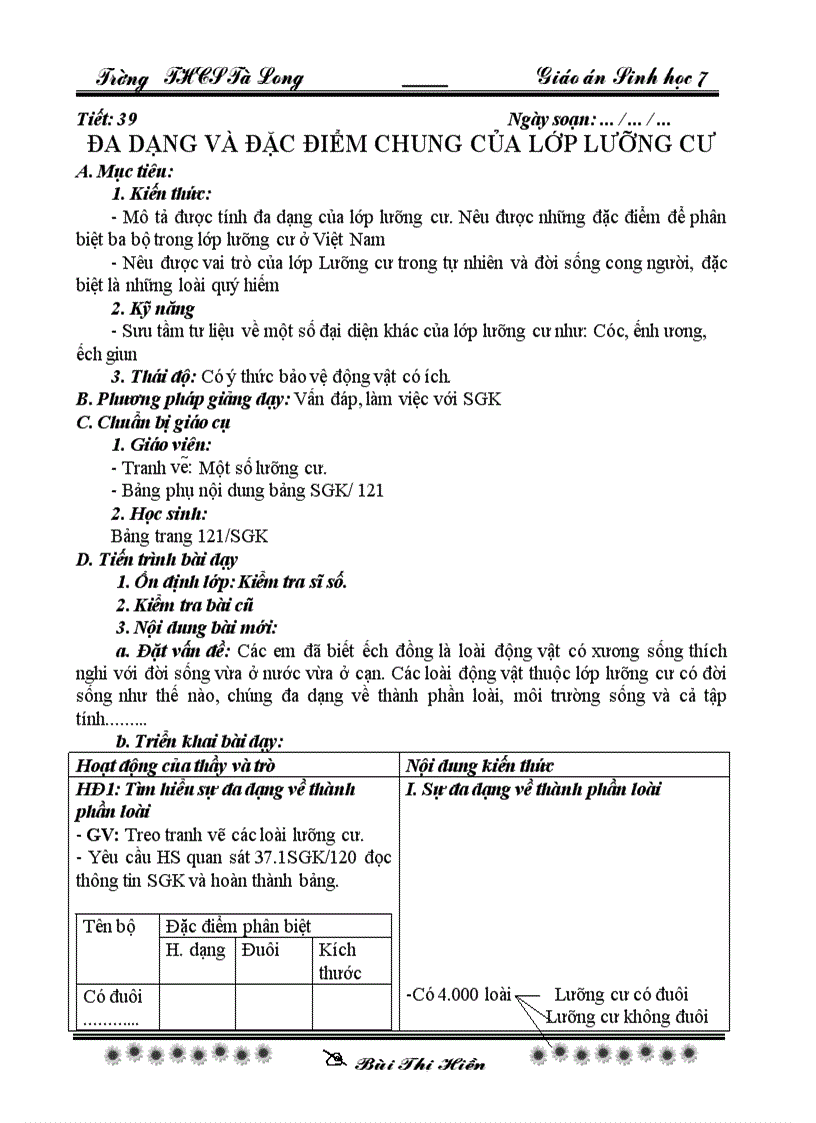 image for page Sinh 7 tiet 37 40 theo chuan