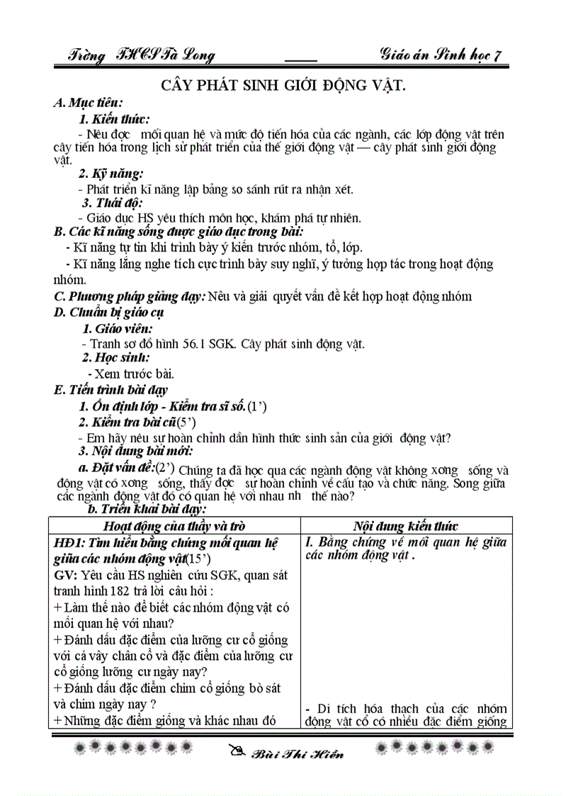 image for page Sinh 7 tiet 57 60 theo chuan KT KN co KNS