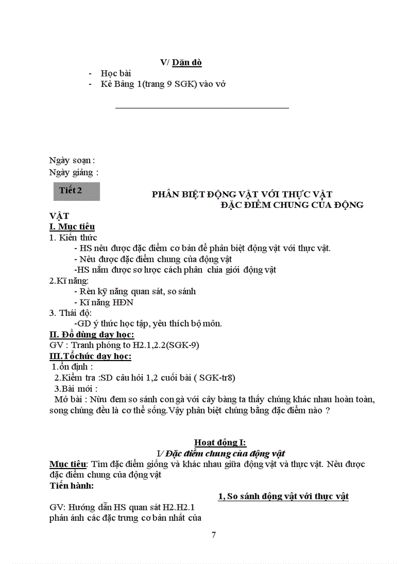 image for page Sinh học 7 chuẩn KTKN Tích hợp NEW cả năm