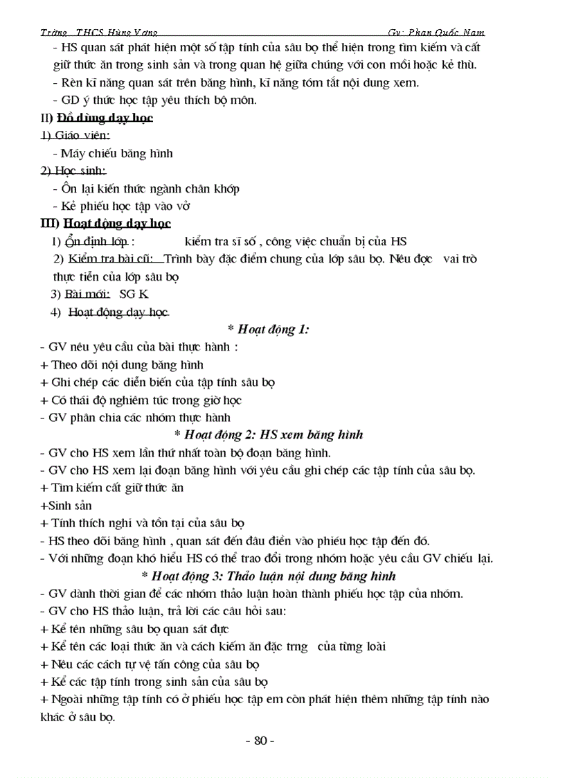 image for page Sinh hoc 7 HKI có cột bổ sung