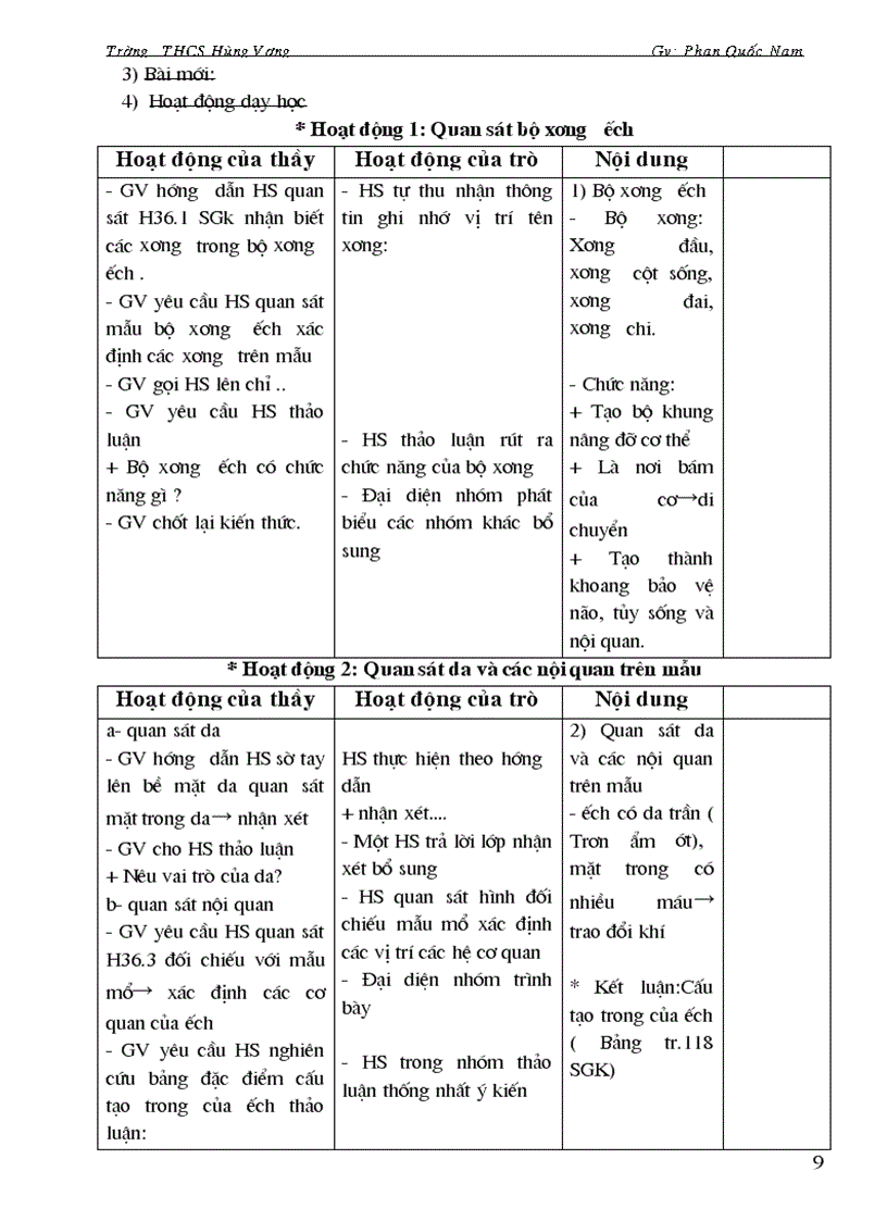 image for page Sinh hoc 7 HKII có cột bổ sung