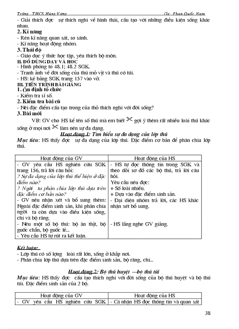 image for page Sinh hoc 7 HKII có cột bổ sung