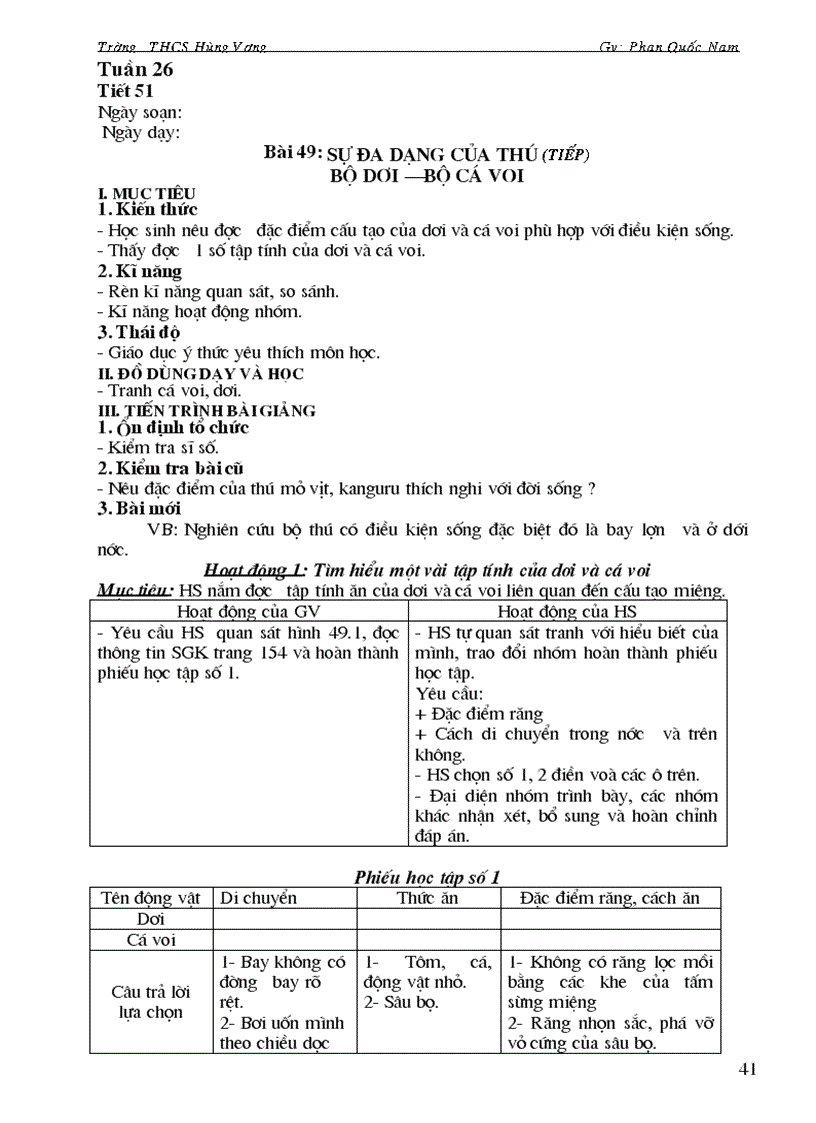 image for page Sinh hoc 7 HKII có cột bổ sung