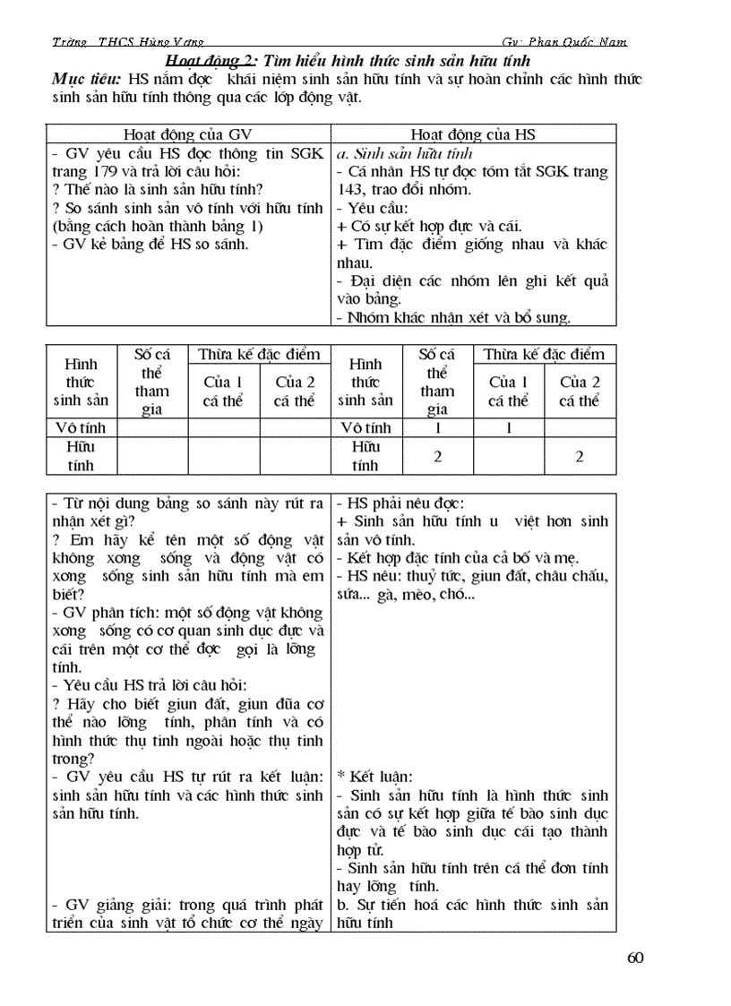 image for page Sinh hoc 7 HKII có cột bổ sung