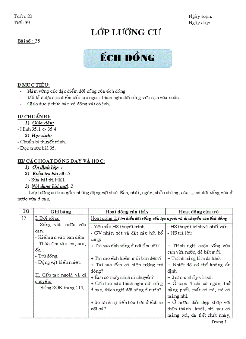 image for page Sinh học 7 hoc kỳ 2