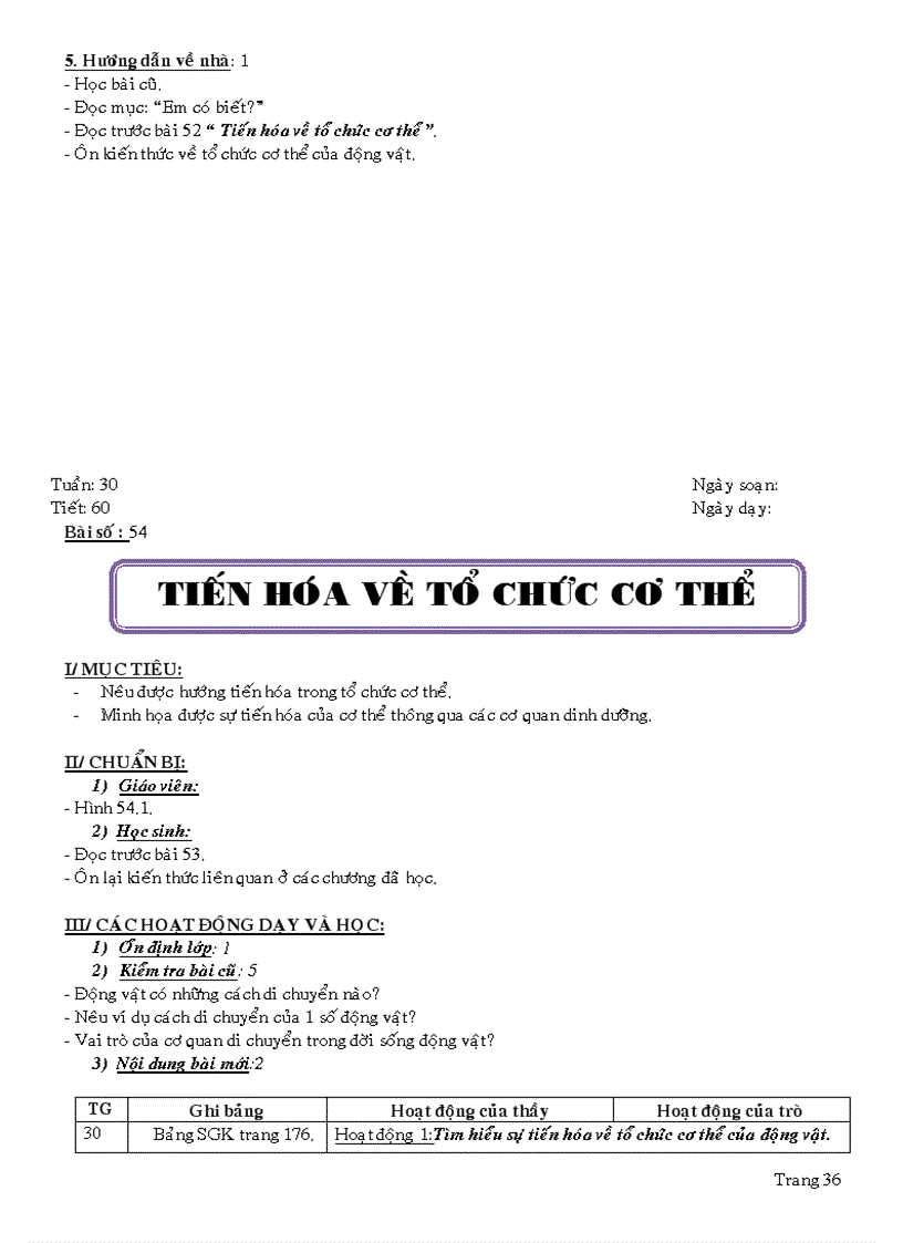 image for page Sinh học 7 hoc kỳ 2