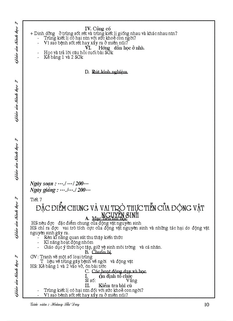 image for page Sinh Học 7 kỳ 1