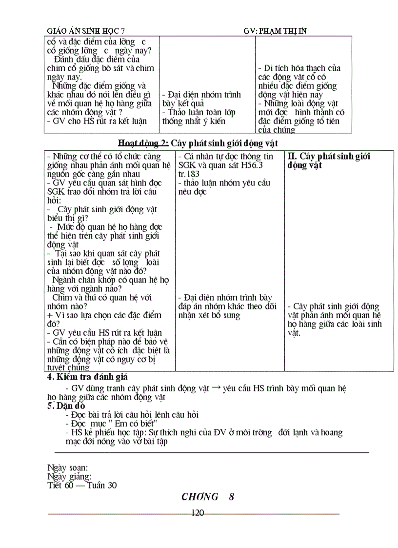 image for page Sinh7 chuẩn KT 2011 2012