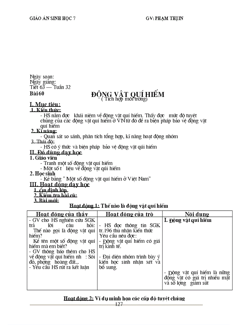 image for page Sinh7 chuẩn KT 2011 2012