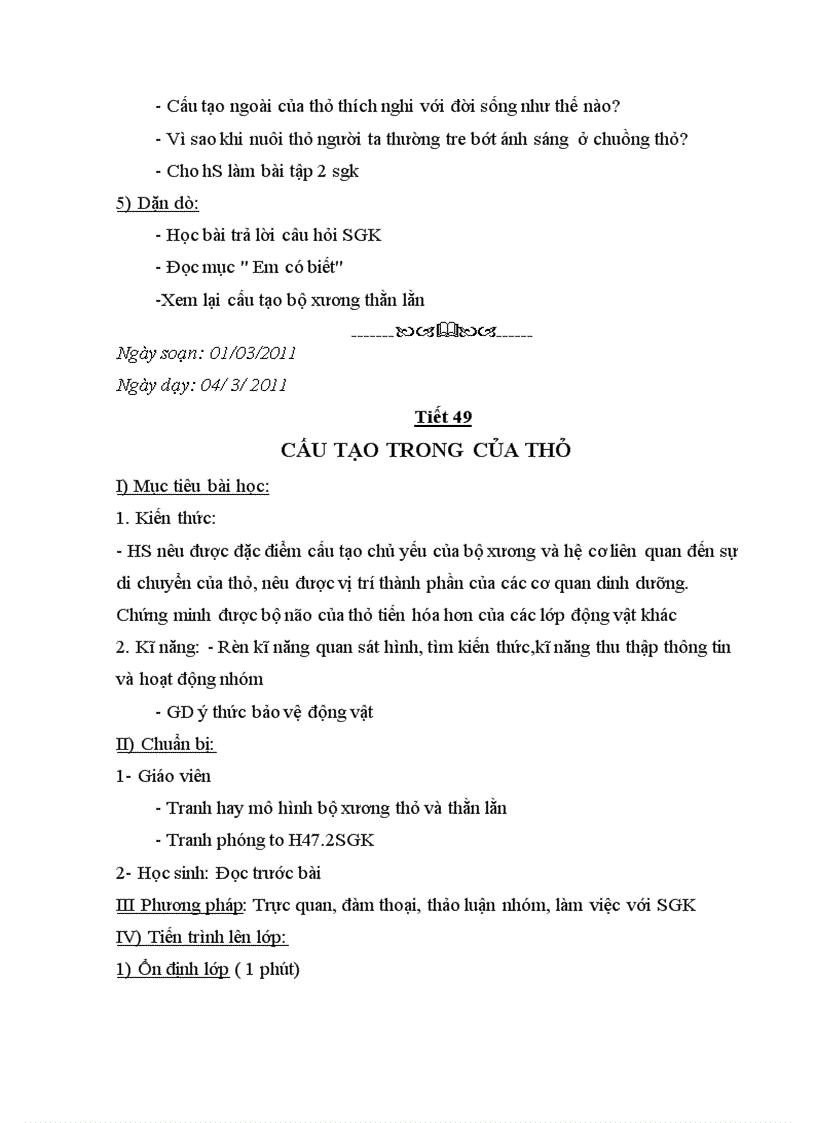 image for page Sinh7 tiet 48 49