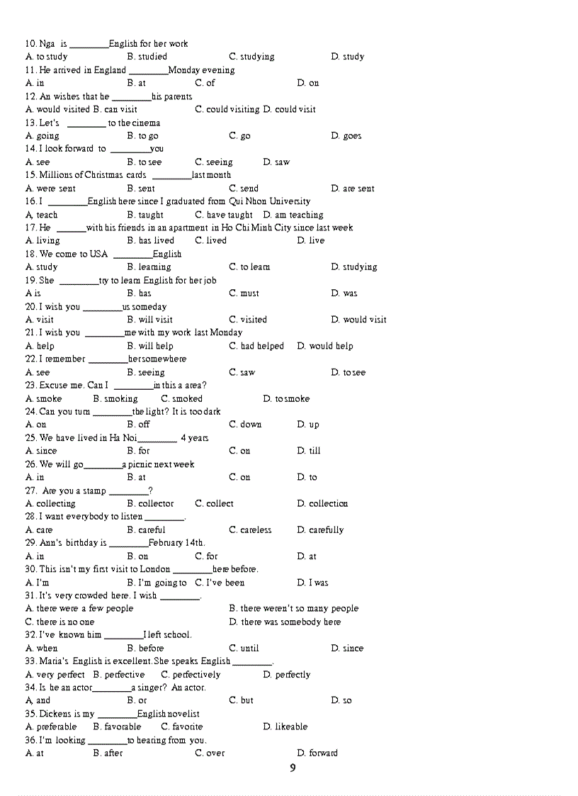 image for page Tai lieu phuc vu giang day tieng anh lop 9