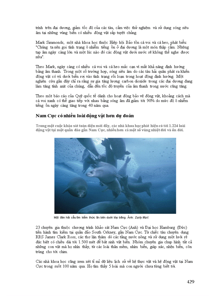 image for page Thông tin về động vật Phần I