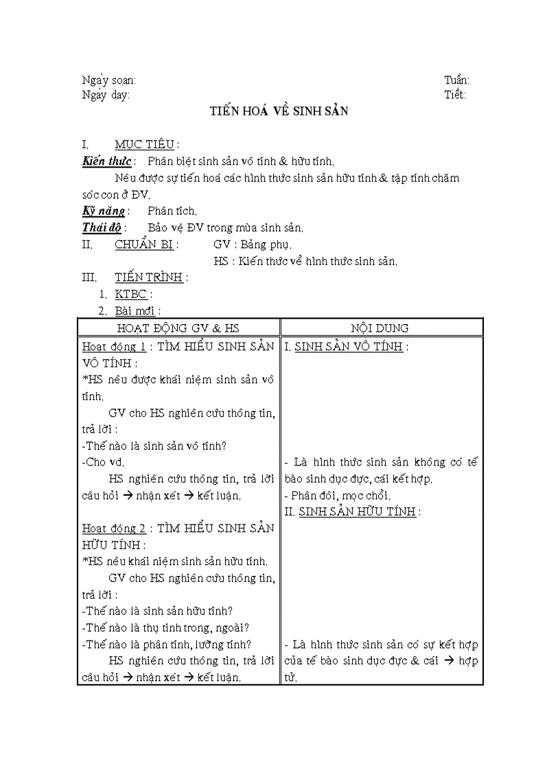 image for page Tiến hóa về sinh sản