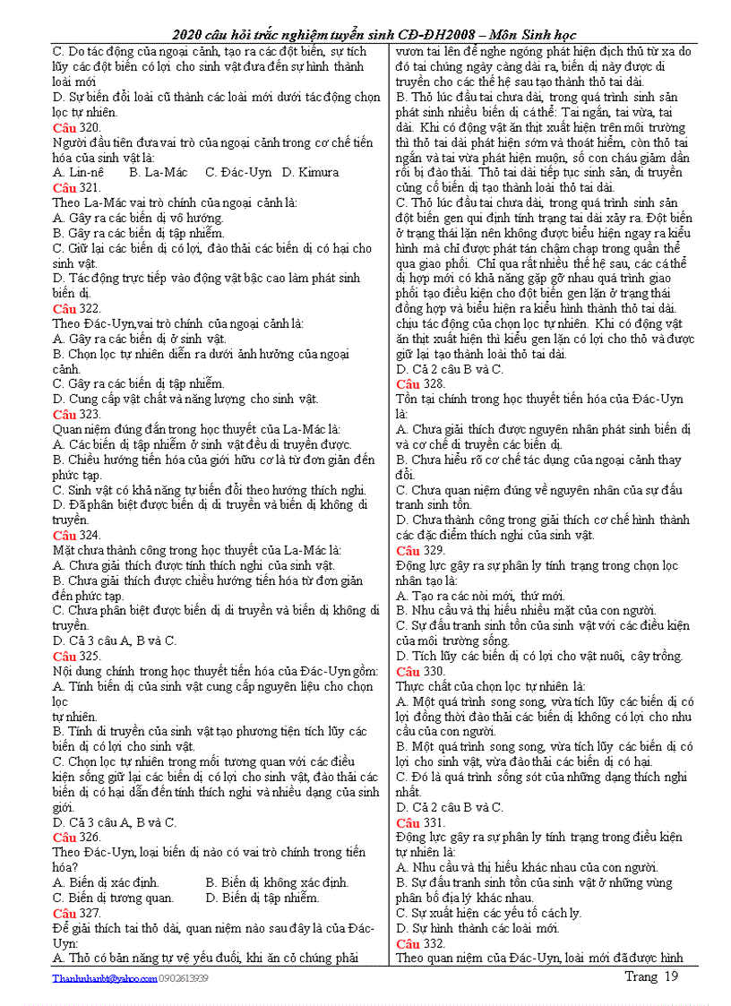 image for page 2020 cau trac nghiem