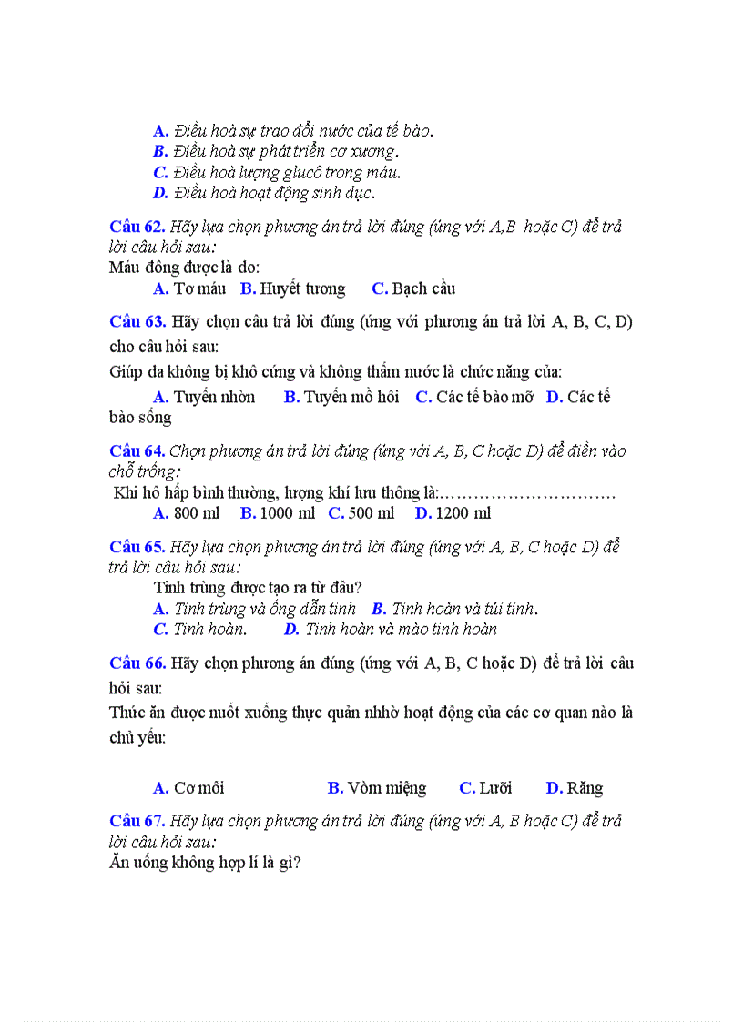 image for page 484 câu trắc nghiệm