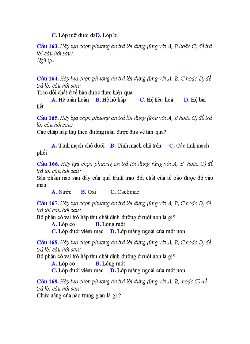 image for page 484 câu trắc nghiệm