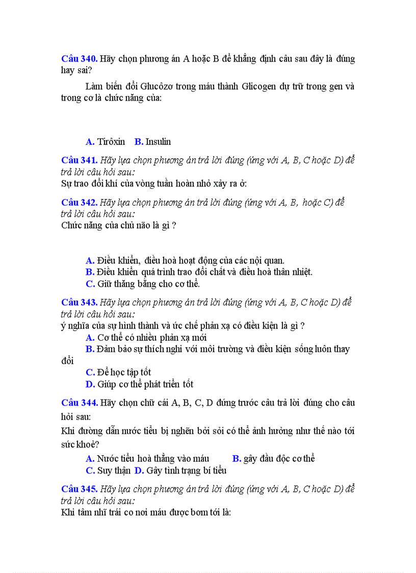 image for page 484 câu trắc nghiệm