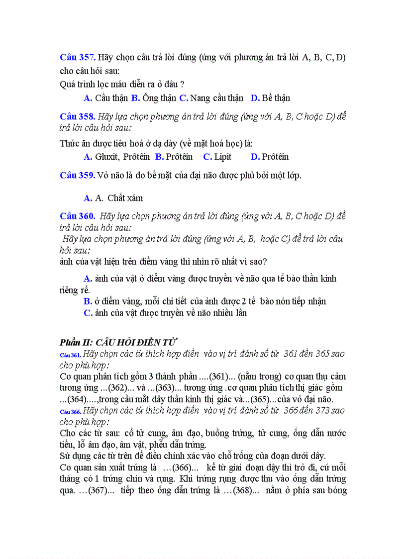 image for page 484 câu trắc nghiệm