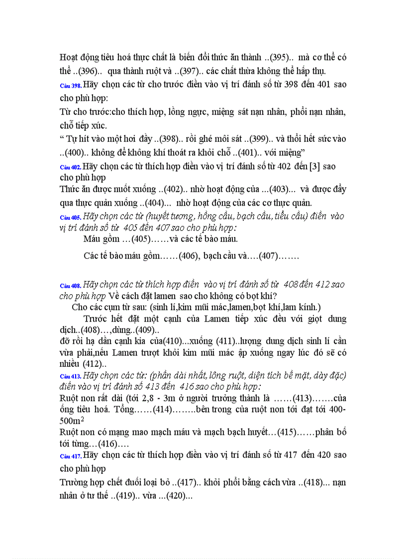 image for page 484 câu trắc nghiệm