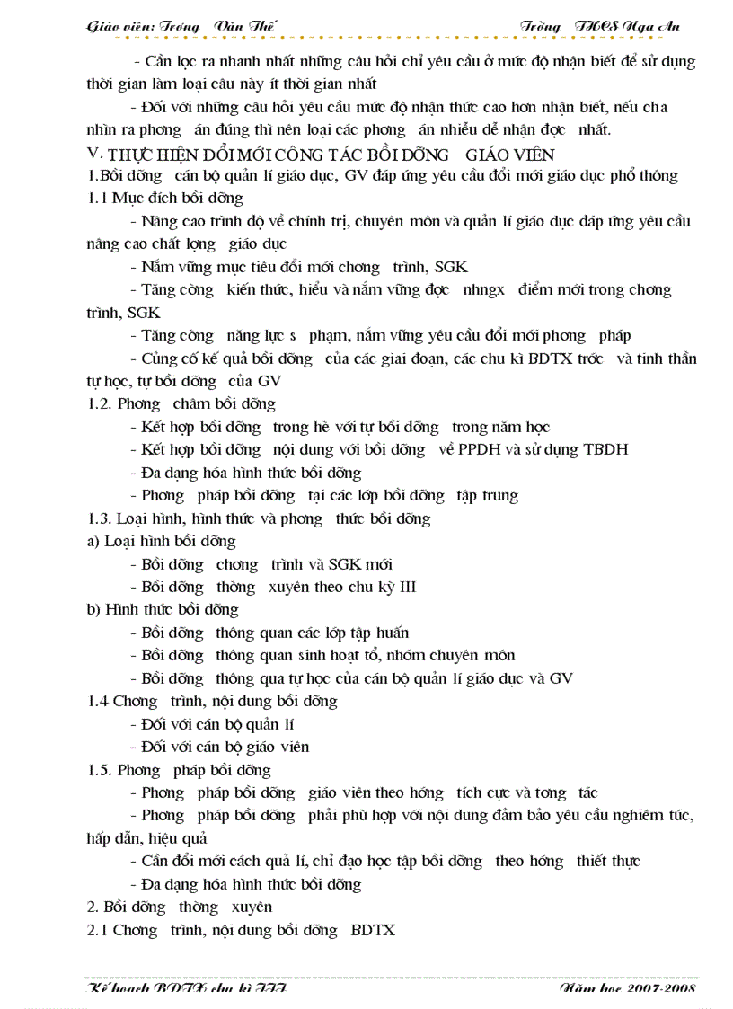 image for page Bồi dưỡng thường xuyên chu kỳ III