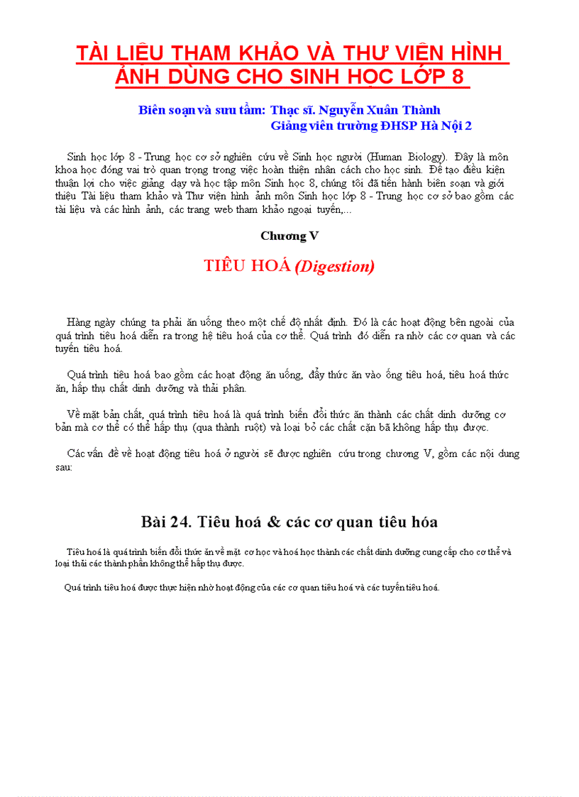 image for page Botranh sinh hoc 8 Chuong V