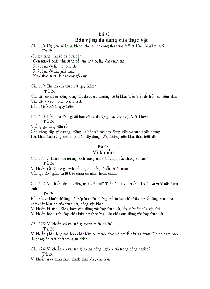 image for page Cau hoi sinh hoc 6 7 8 9