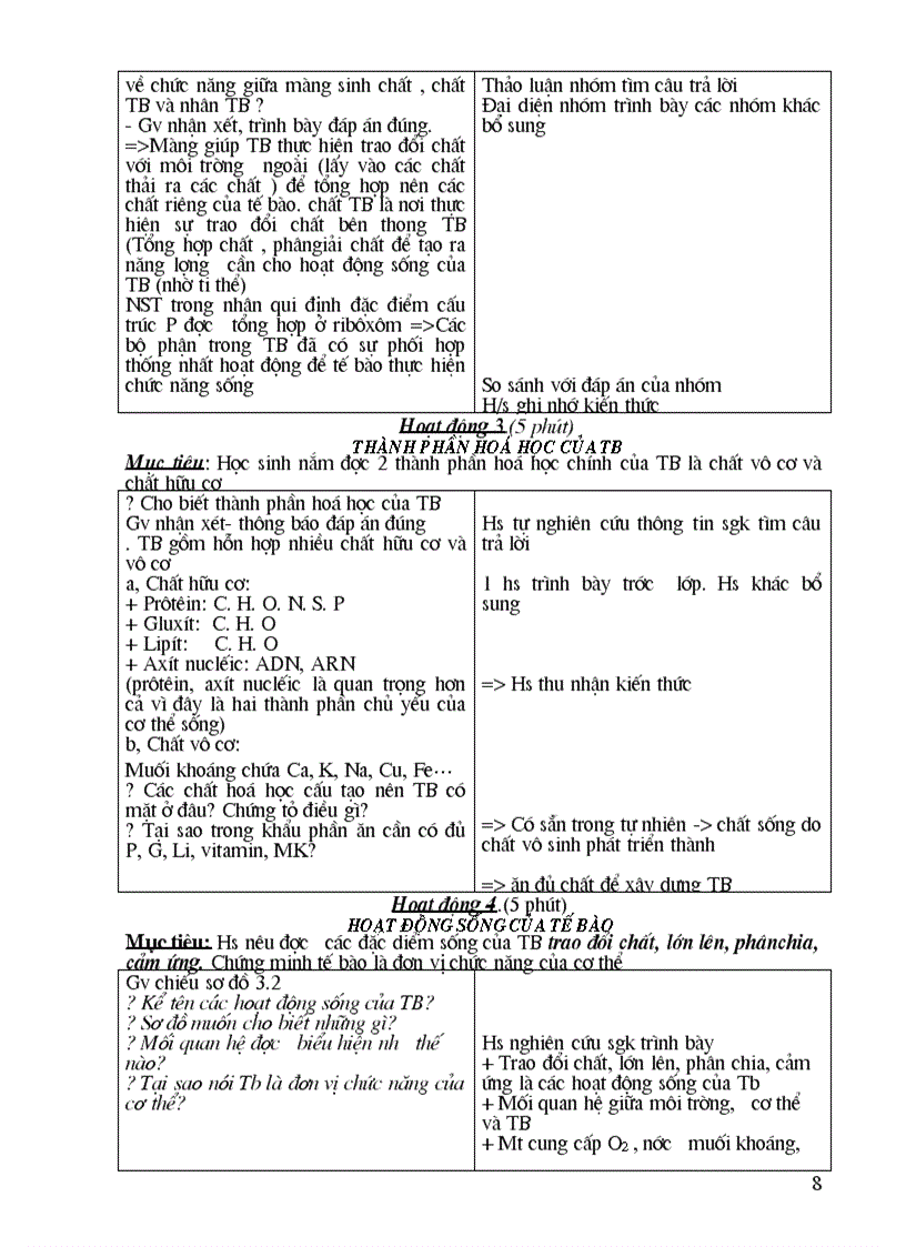 image for page G A Sinh 8 HK I Soạn Theo TKBG