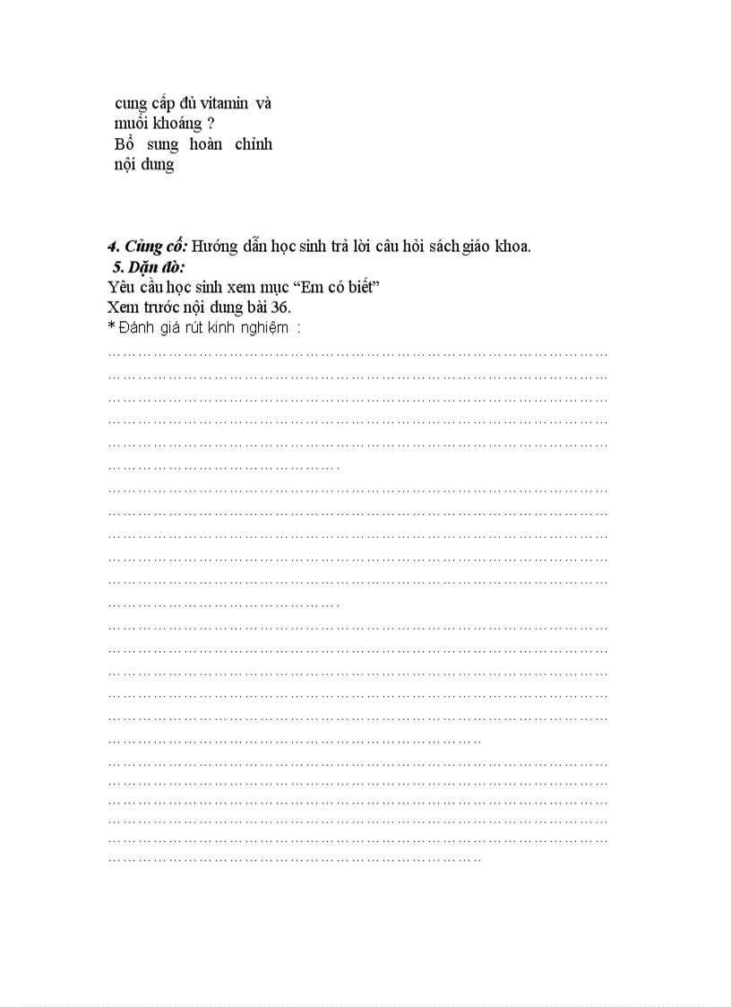 image for page Ga sinh học 8 hkii 2011 2012 4 cột