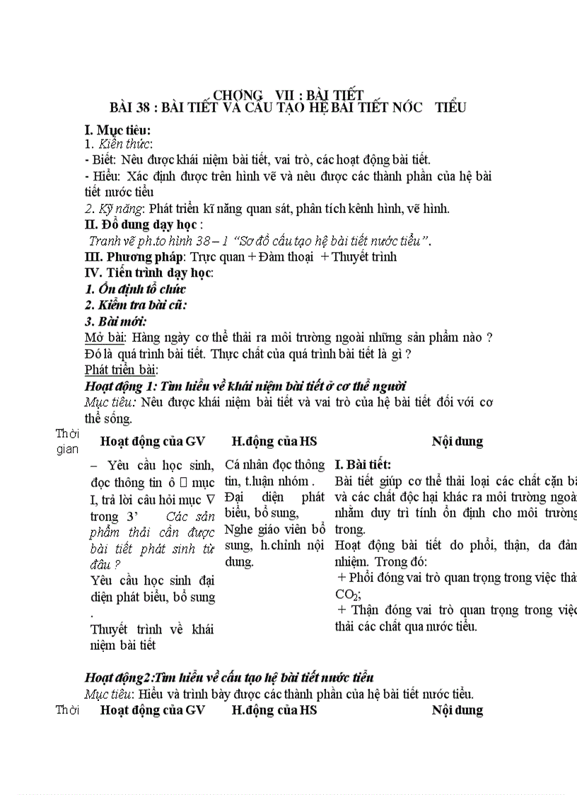 image for page Ga sinh học 8 hkii 2011 2012 4 cột