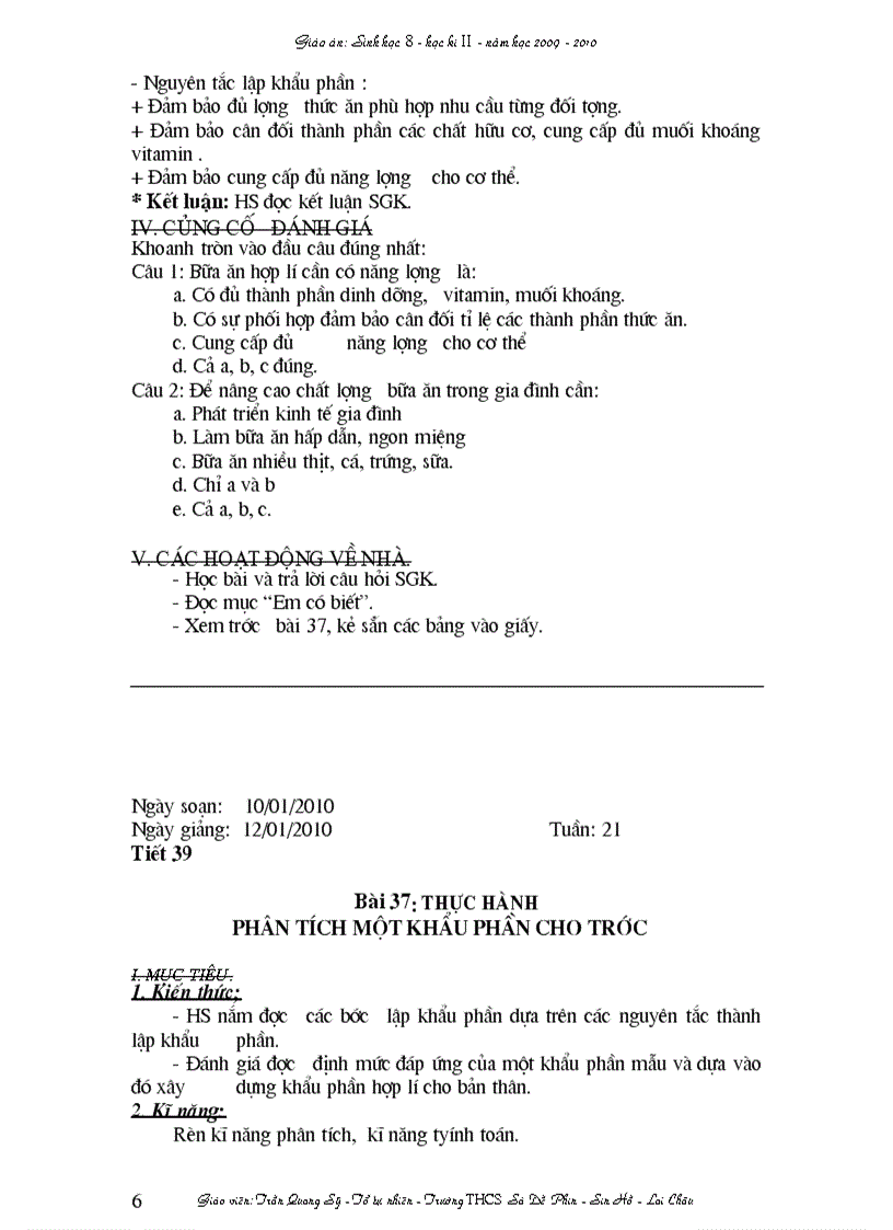 image for page Ga Sinh học8 hkI I Soạn theo TKBG