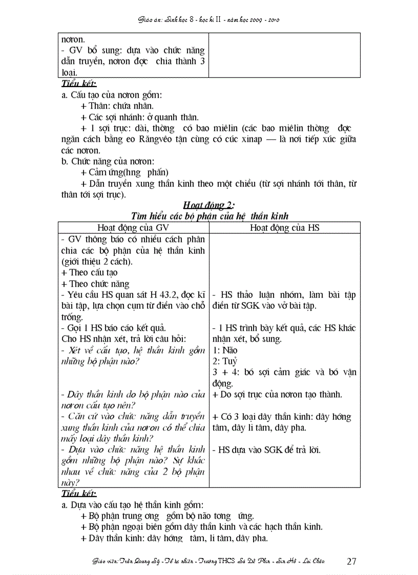 image for page Ga Sinh học8 hkI I Soạn theo TKBG