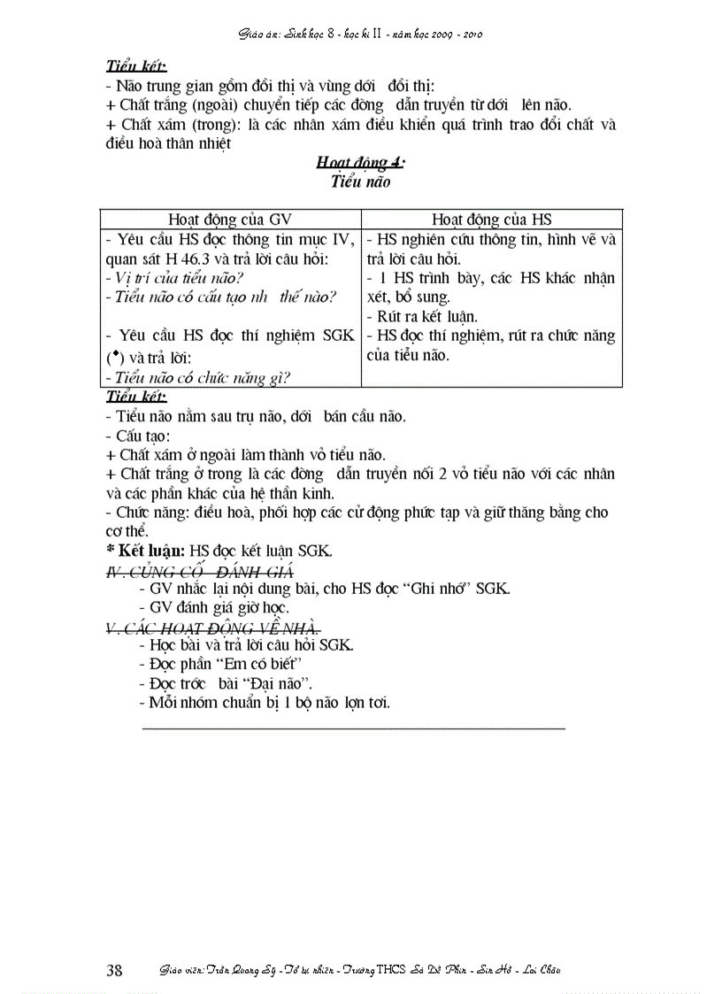 image for page Ga Sinh học8 hkI I Soạn theo TKBG