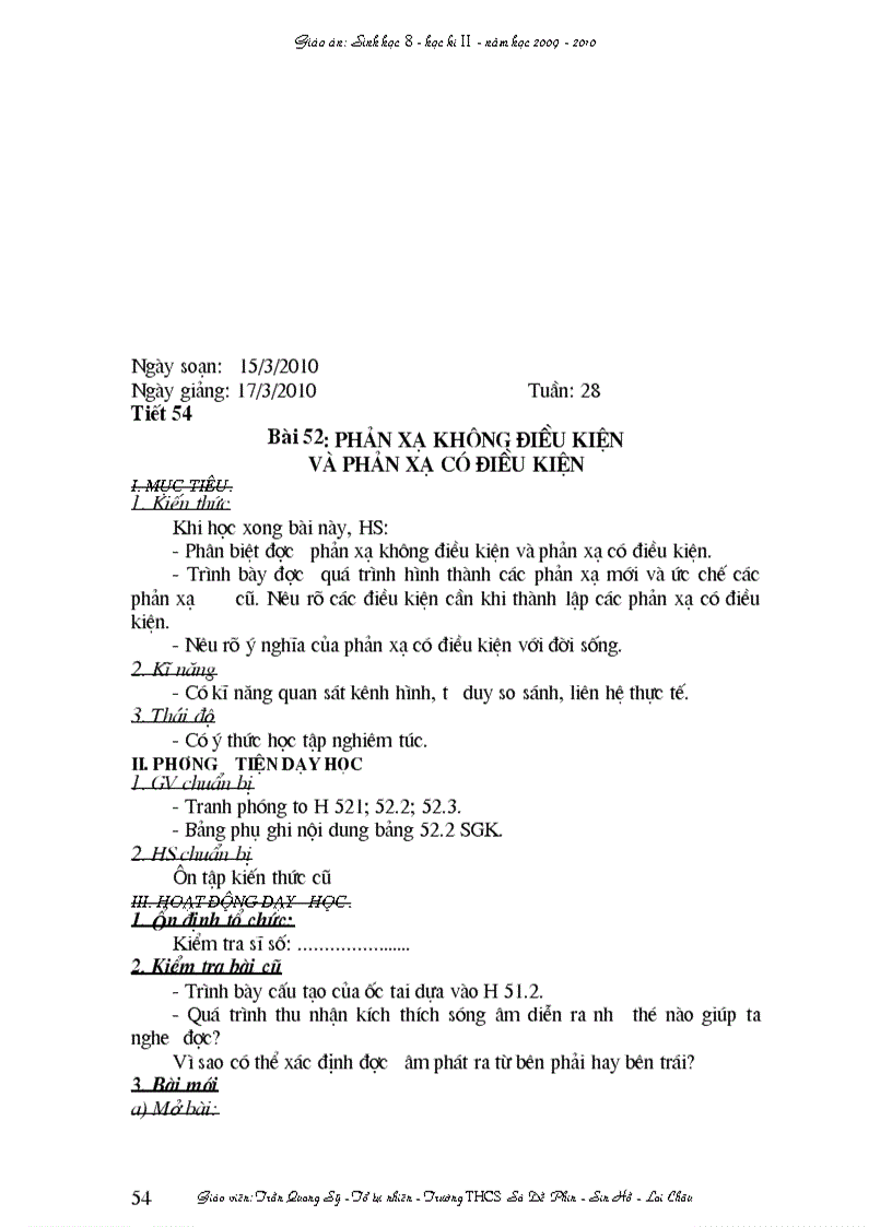 image for page Ga Sinh học8 hkI I Soạn theo TKBG