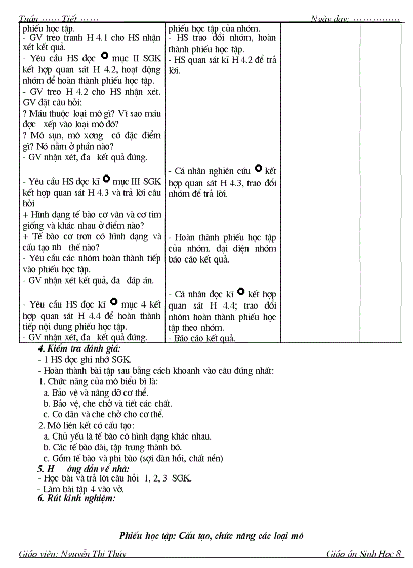 image for page Giao án sinh8