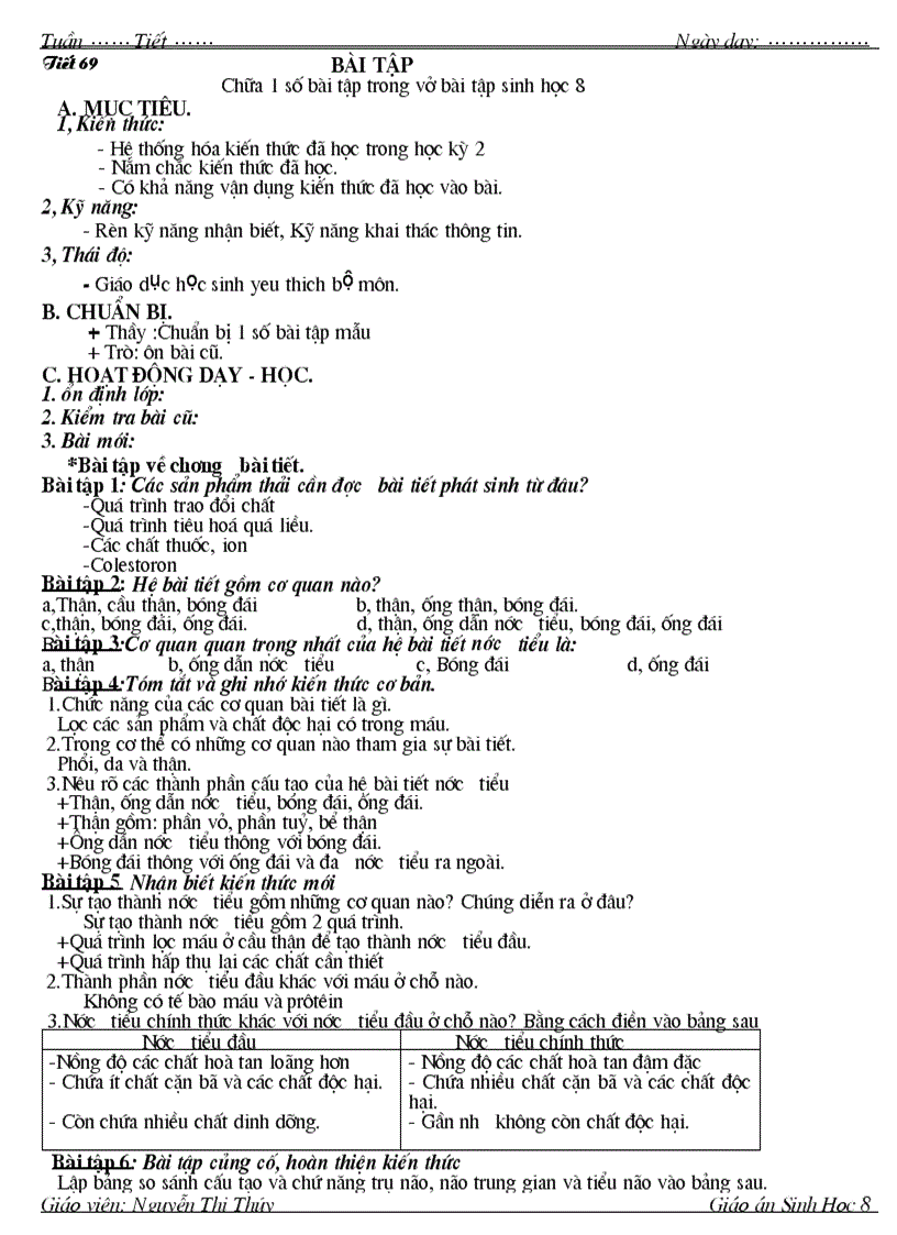 image for page Giao án sinh8