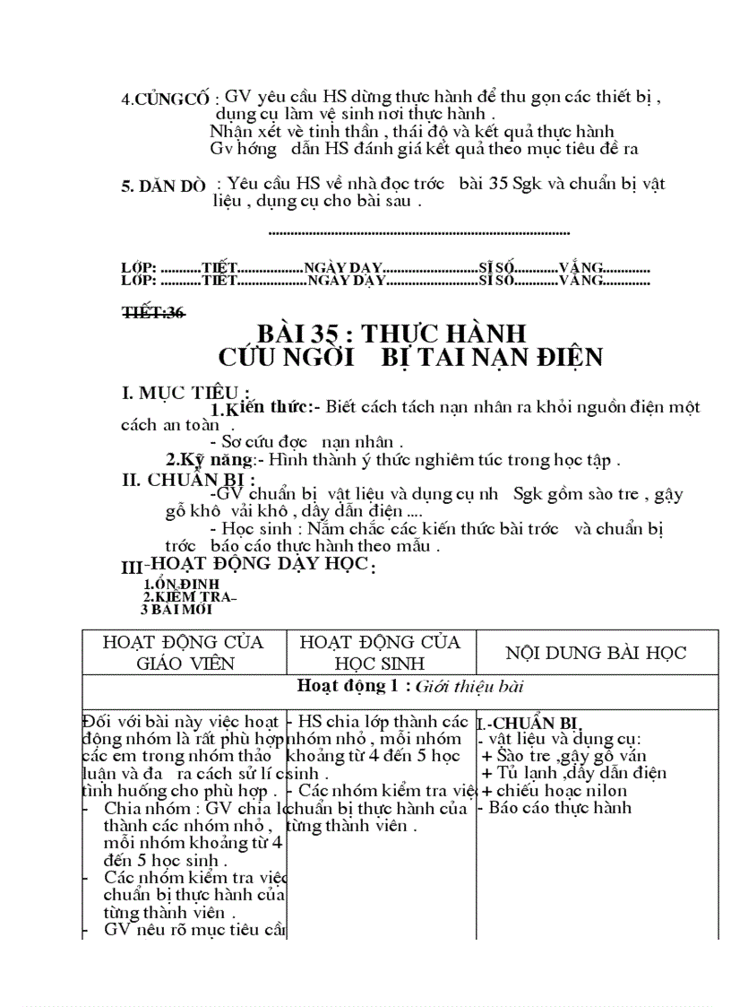 image for page Giao an cong nghe 8