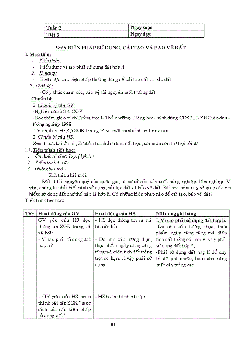 image for page Giáo án công nghệ lớp 7