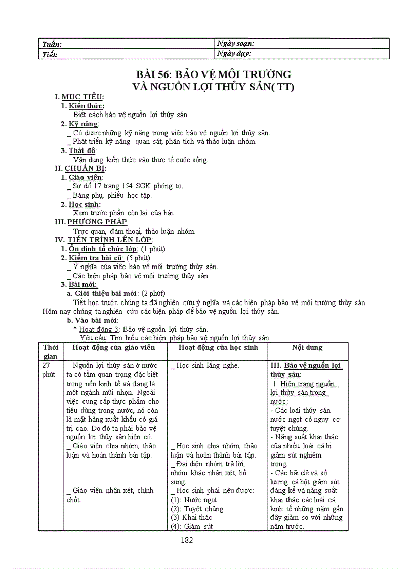 image for page Giáo án công nghệ lớp 7