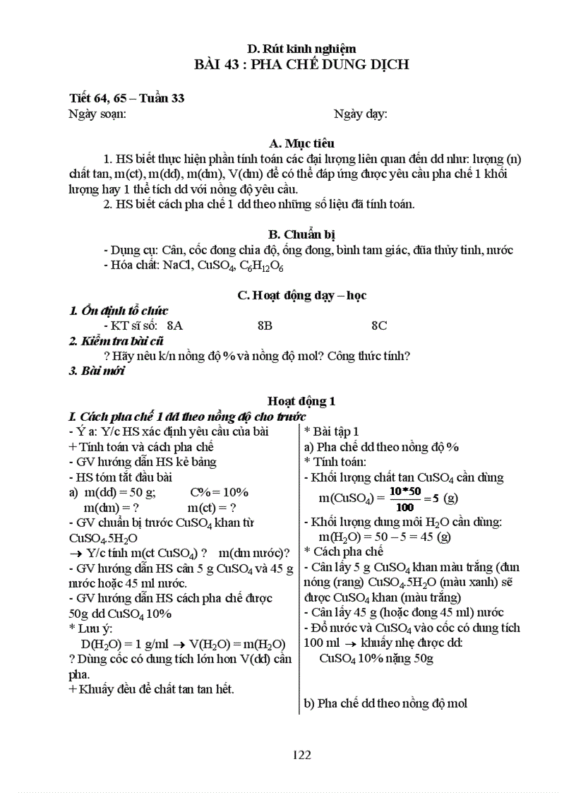 image for page Giáo án hóa 8 rất hay