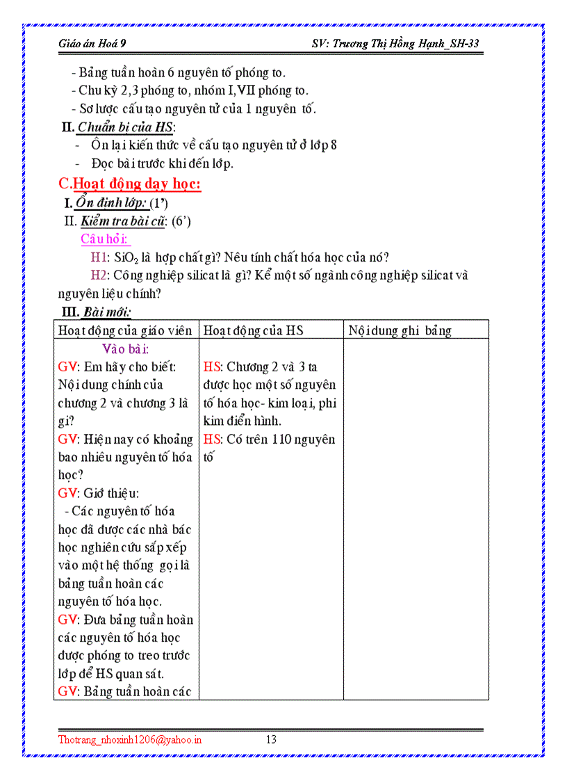 image for page Giao an hoa 9 moi soan hay lam