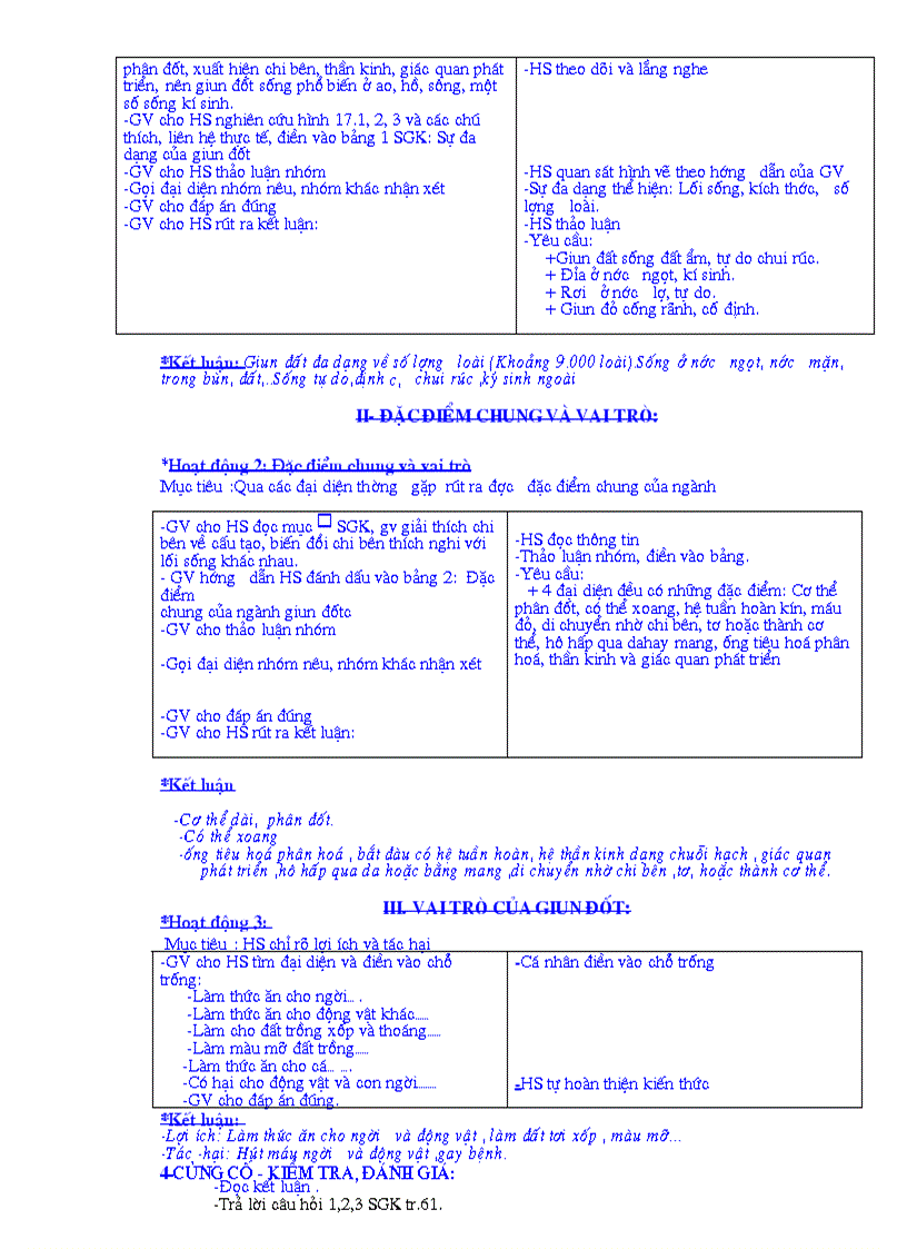 image for page Giao an Sinh 7 Co tich Hop MT