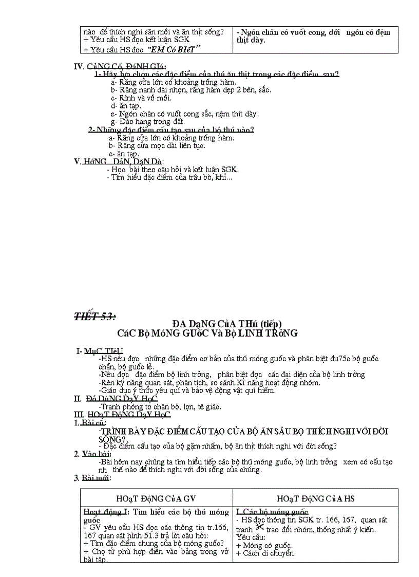 image for page Giao an Sinh 7 Co tich Hop MT